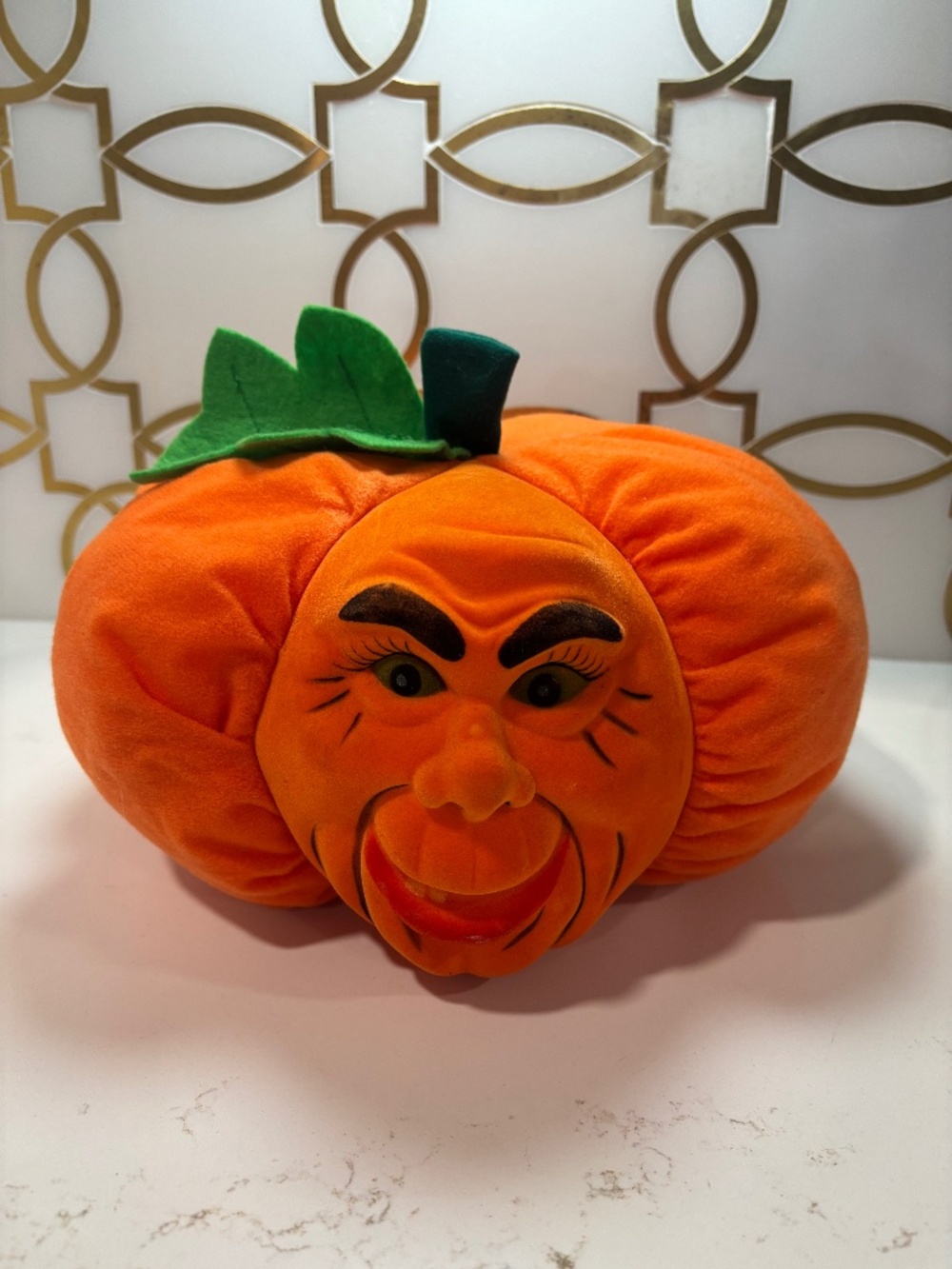 *Rare* Vintage Stuffins Halloween Plush Jack O Lantern